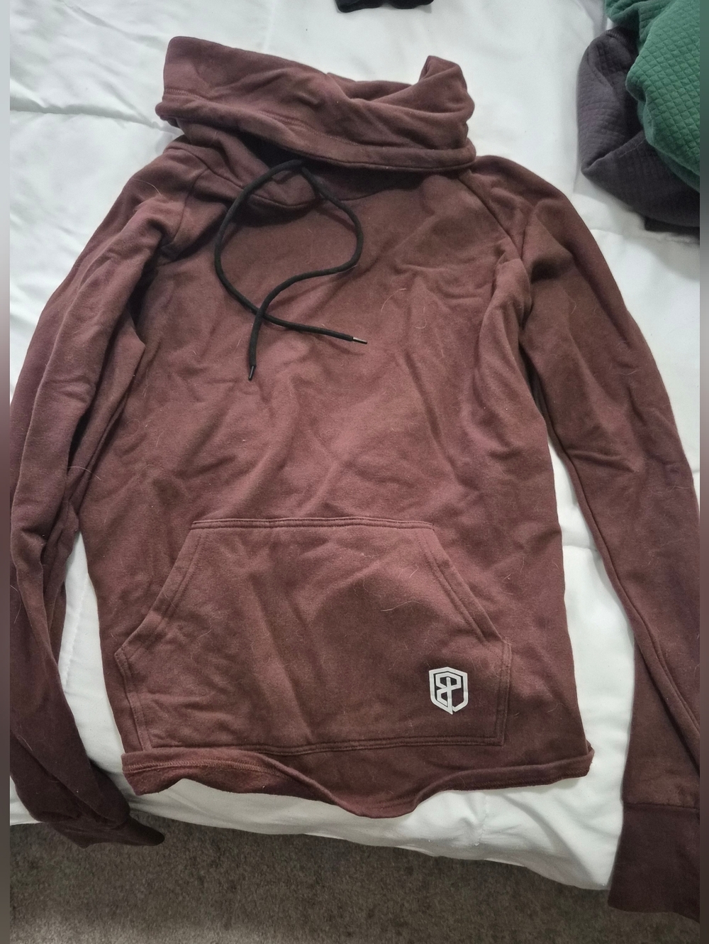 Born Primitve Brown Cowl Neck Hoodie